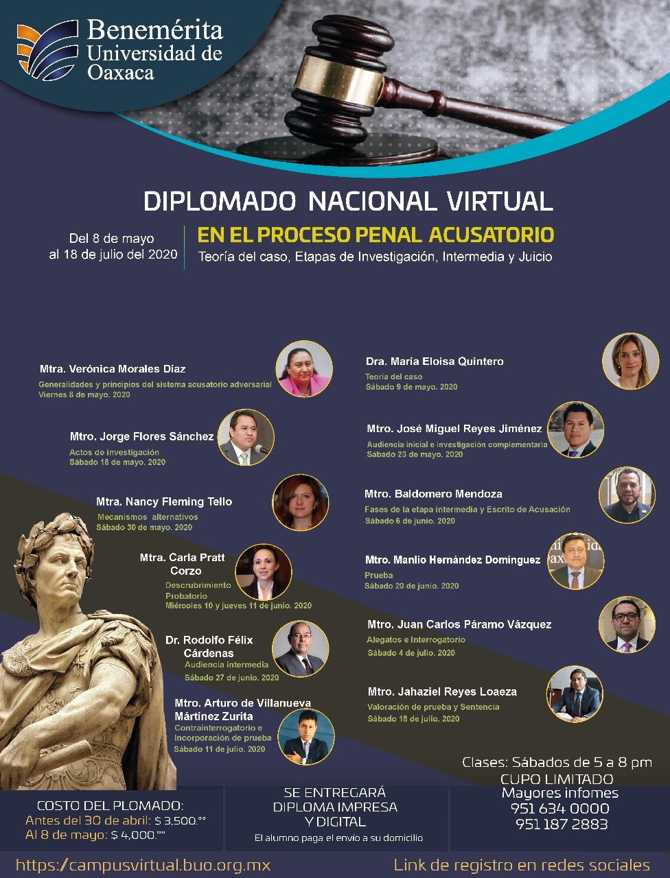 Diplomado Nacional Virtual: En El Proceso Penal Acusatorio 